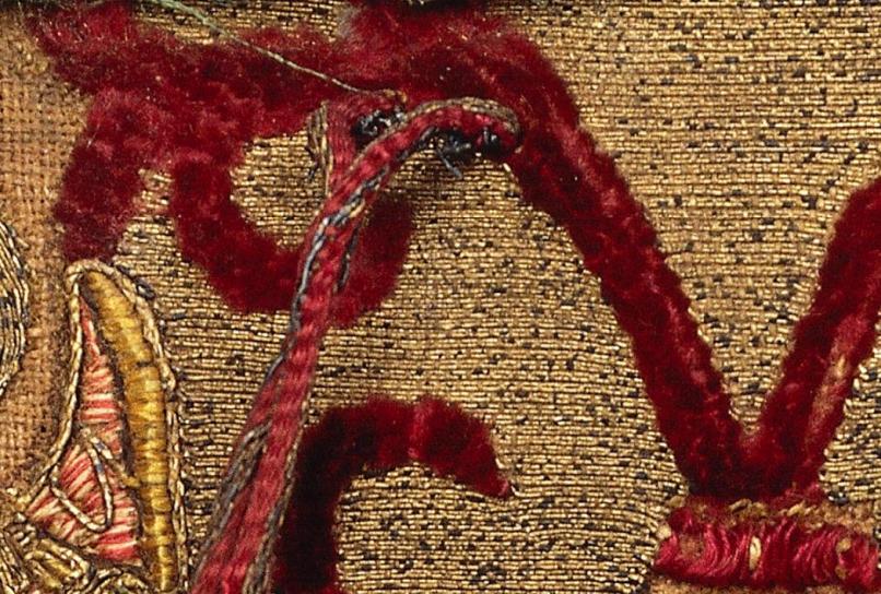 DETAIL VELOURS ET FOND EN COUCHUE